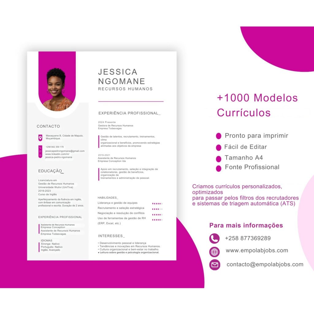 Quer um CV bem estruturado para se destacar no mercado de trabalho? A Empolab faz isso por você!